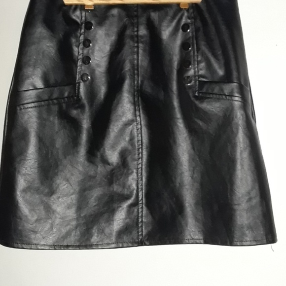 unknown Dresses & Skirts - "Leather Skirt" With built in shorts.